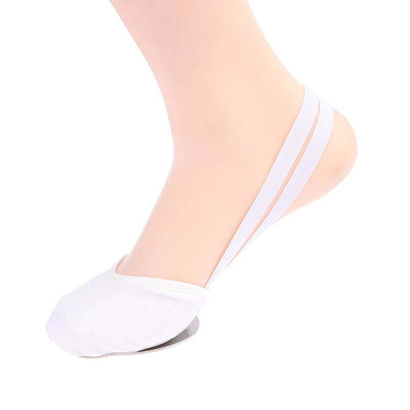 1Pair Rhythmic Gymnastics Shoes Half Length Soft Socks Children Adult Ballet Dance Elastic Shoes Art Gym Accessories