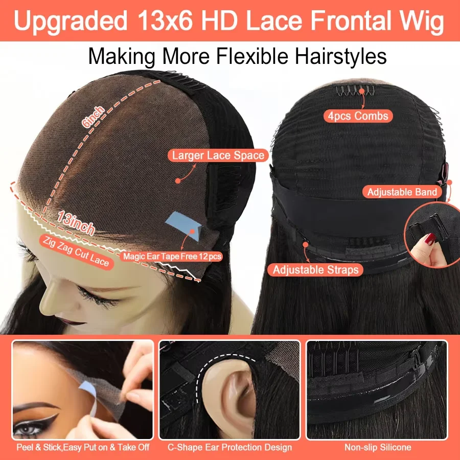 34in 99J أحمر داكن بورجوندي 13X6 HD الدانتيل شعر مستعار أمامي الباروكات الملونة الجسم موجة خصلات الشعر المستعار الإنسان سريعة Qeave شعر ريمي البرازيلي #6