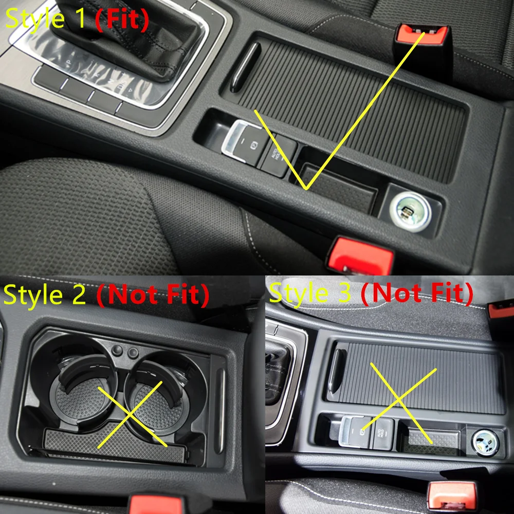 Car Garnish Cover Trim Stick Interior Gear Box Cup Holder Frame For Volkswagen VW Golf7 Golf 7 2014 2015 2016 2017 2018 2019