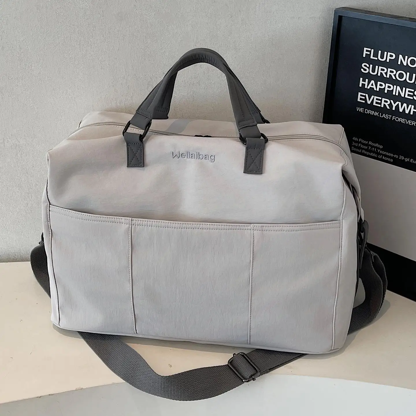 new-short-trip-travel-bag-large-capacity-outdoor-sports-dry-wet-separation-fitness-yoga-storage-bag-check-in-luggage-bag