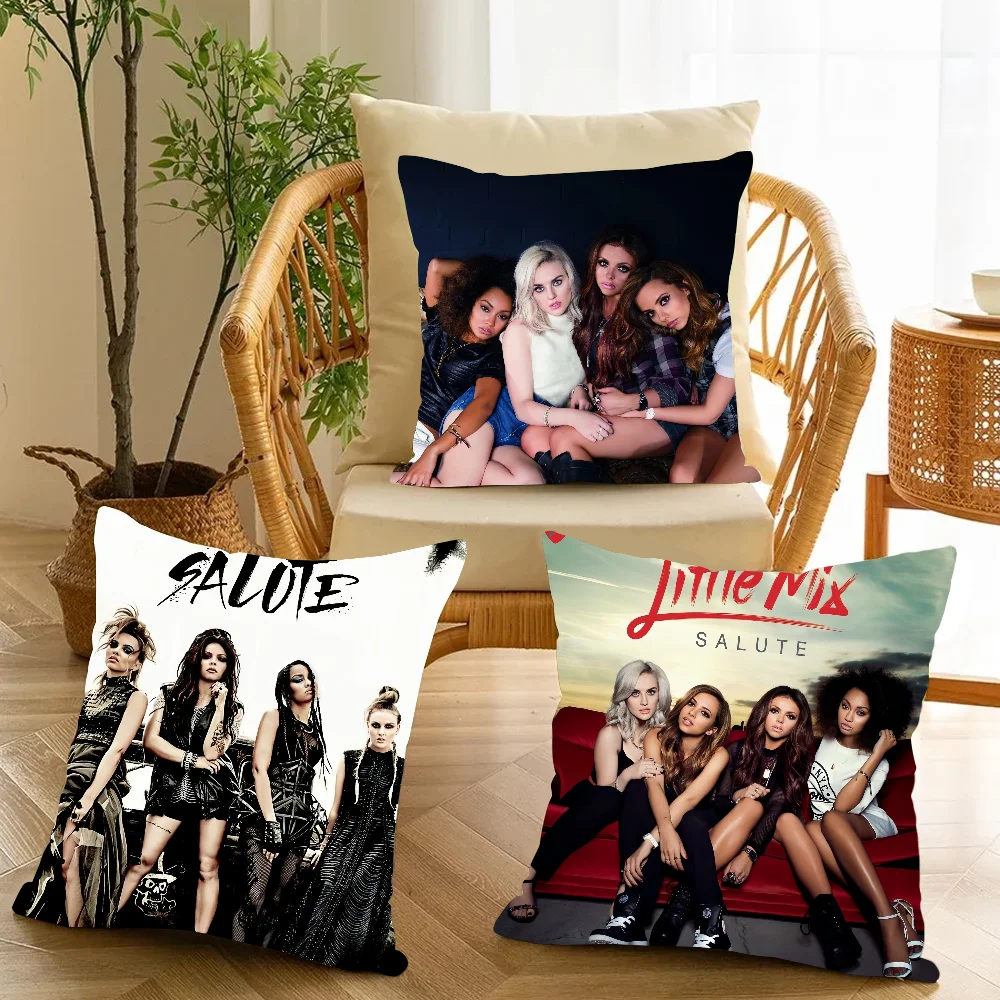 

POP L-Little M-Mix Pillow Case Cute Room Home office Decor Protective pixel Covers Without game Pillow-Insert