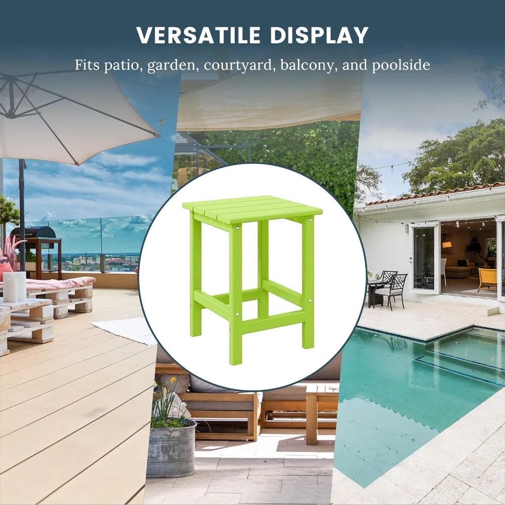 3 قطع فناء مجموعة في الهواء الطلق الحديثة Adirondack الجدول والكراسي جميع الأحوال الجوية شرفة الأثاث صالة كراسي حفرة النار لسطح السفينة #3