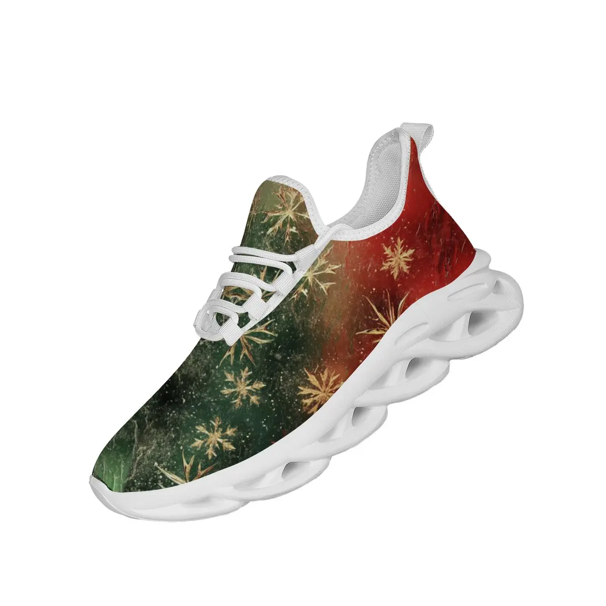 

MAEDEF Men's Sneakers Christmas Lightweight Slip On Walking Shoes Comfortable Training Anti Slip Outdoor Casual Athletic Shoes