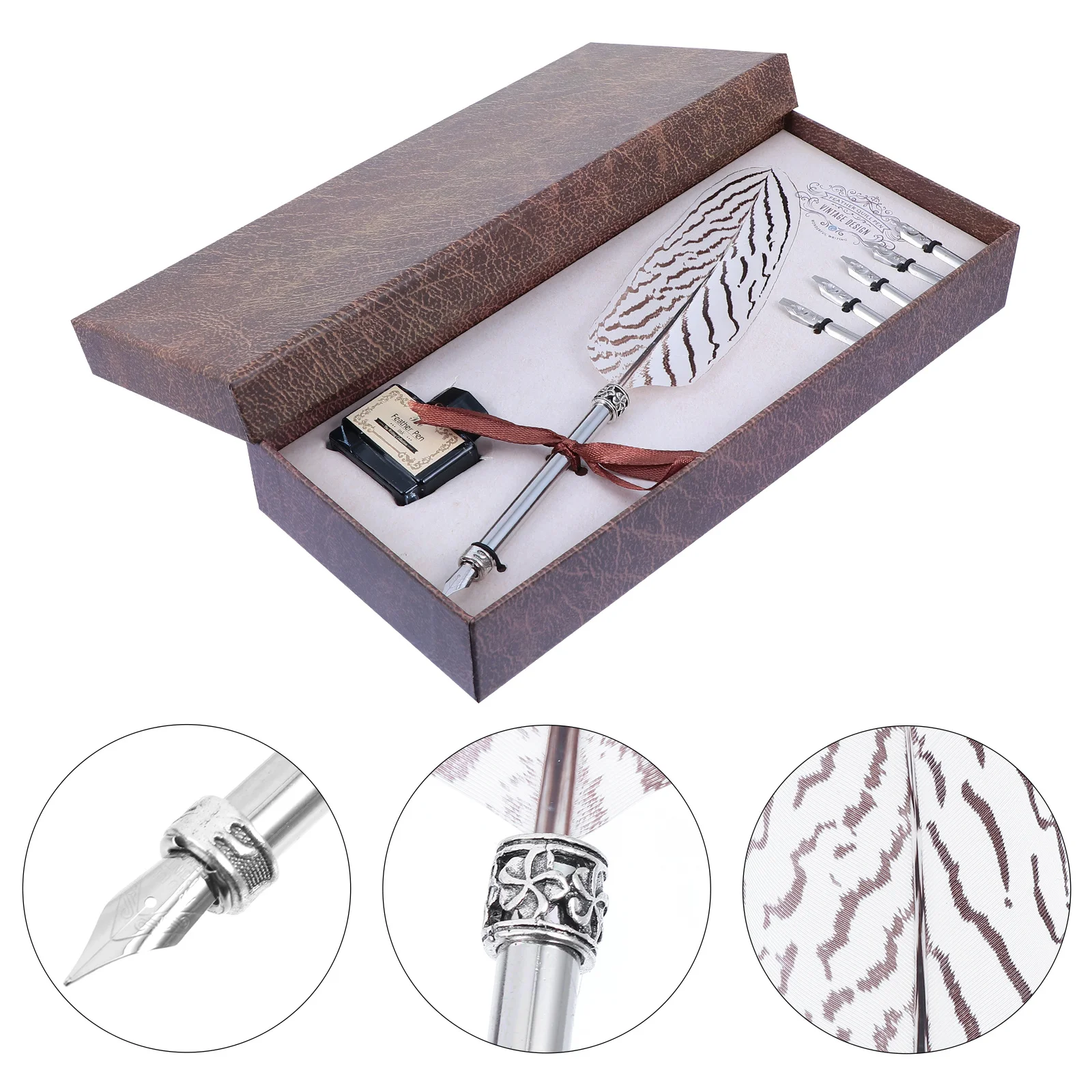 

1 комплект, подарочный набор ручек для начинающих, студенческий инструмент для письма, каллиграфии, стиль, роскошные канцелярские принадлежности, сменные наконечники