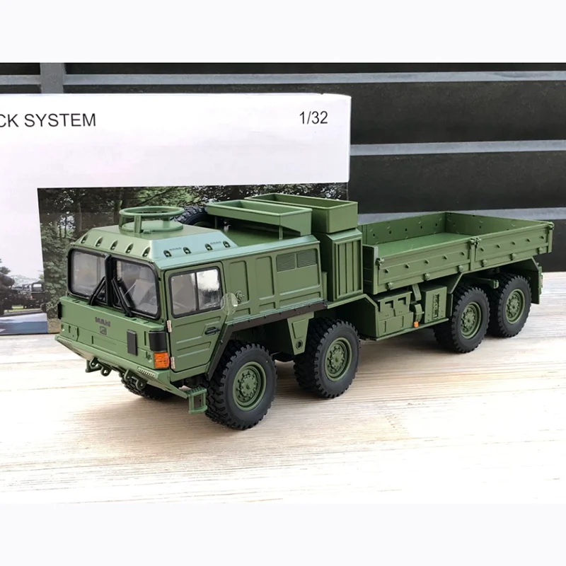 MAN MILITARY 1:32 8×8 SX-EXTREME MOBILITY TRUCK SYSTEM Alloy Off-Road Vehicle Model Simulation Toy Souvenir Gift Display