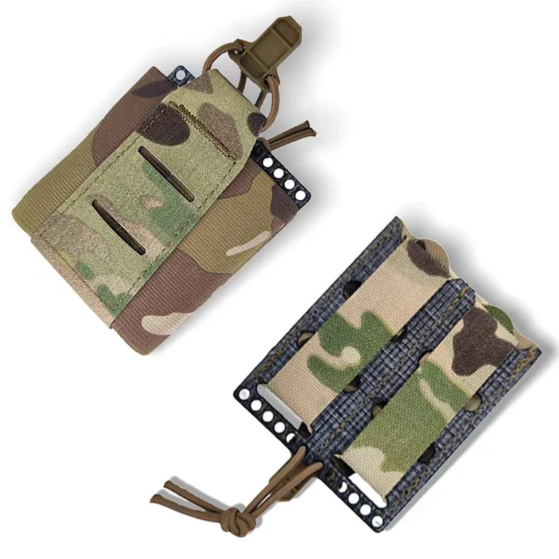 556 Single Mag Pouch Tactical Airsoft Carrier Molle Pouch Holder Gear Laser Cut Multicam Molle Clip Magazine Bag