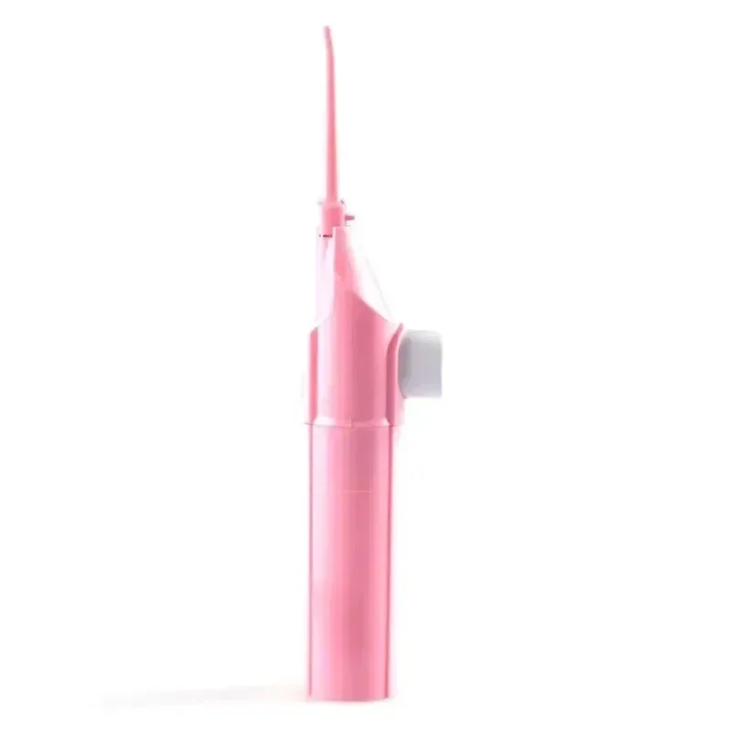 1PC draagbare hogedrukwaterflosser – handmatige Pulse Jet Cleaner voor tanden en tandvlees, diep reinigende monddouche