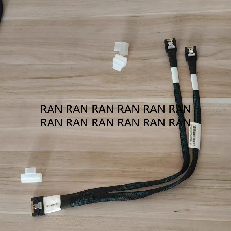 New Slim SAS4.0 1 To 2 SFF-8654 8i-4i NVMe PCIe 4.0 Server Data Cable