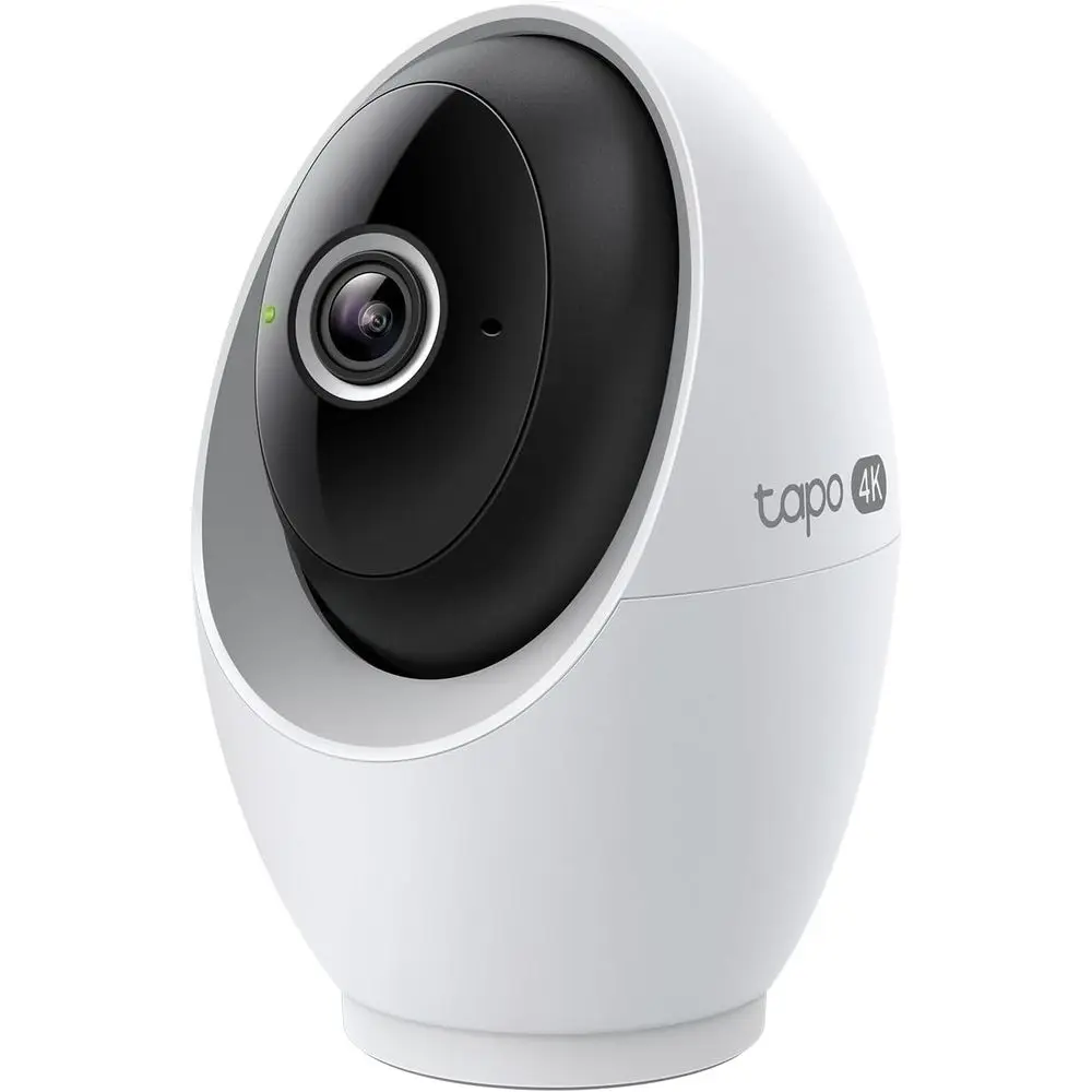 

4K Indoor Wired Security Camera - Baby Monitor, Motion Tracking, Pet/Person Detection, Facial Recognition, 360° AI, Local or Clo