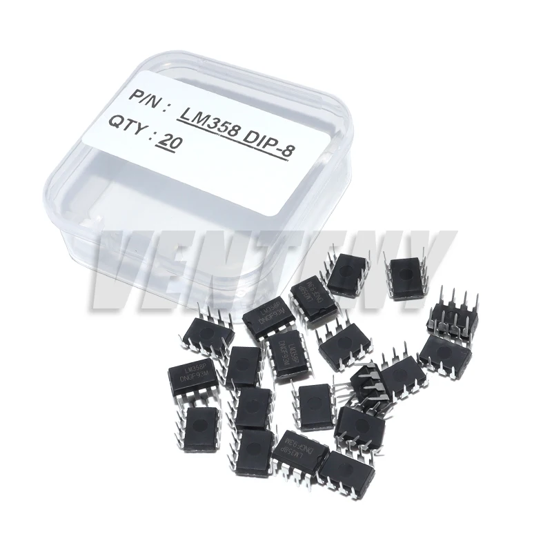 20Pcs 50Pcs LM358P Operational Amplifier DIP8 LM358 IC Chip Kit Integrated Circuits Kit