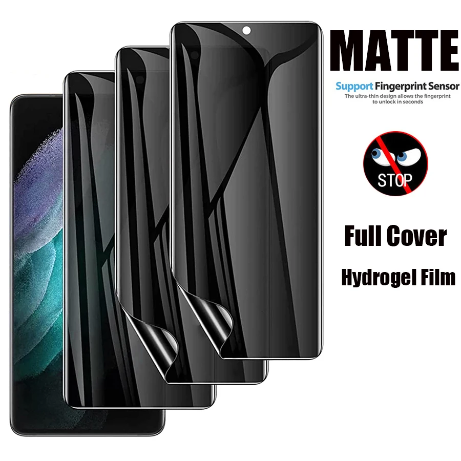 

Matte Anti-Spy Hydrogel Film For Google Pixel 4XL 5 6 3D curved screen protector For Pixel 6 7 8 pro 5a 5G accessories No Glass