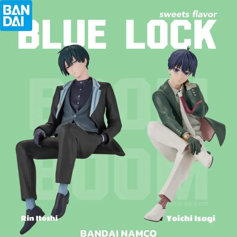

Genuine BANDAI NAMCO Blue Lock sweets flavor Rin Itoshi Yoichi Isagi PVC Figure in stock Collector Figurine Toy Model doll gift