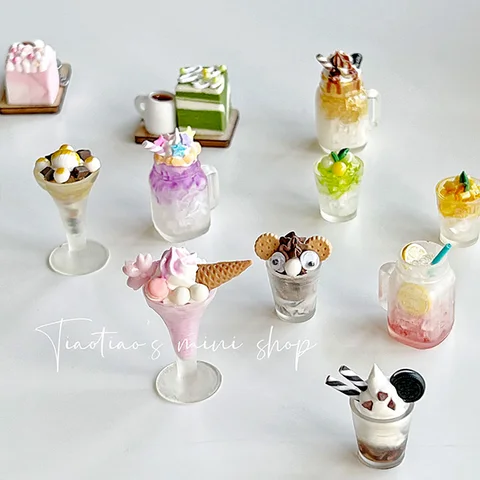 Миниатюрный набор мебели для кукольного домика 1/6