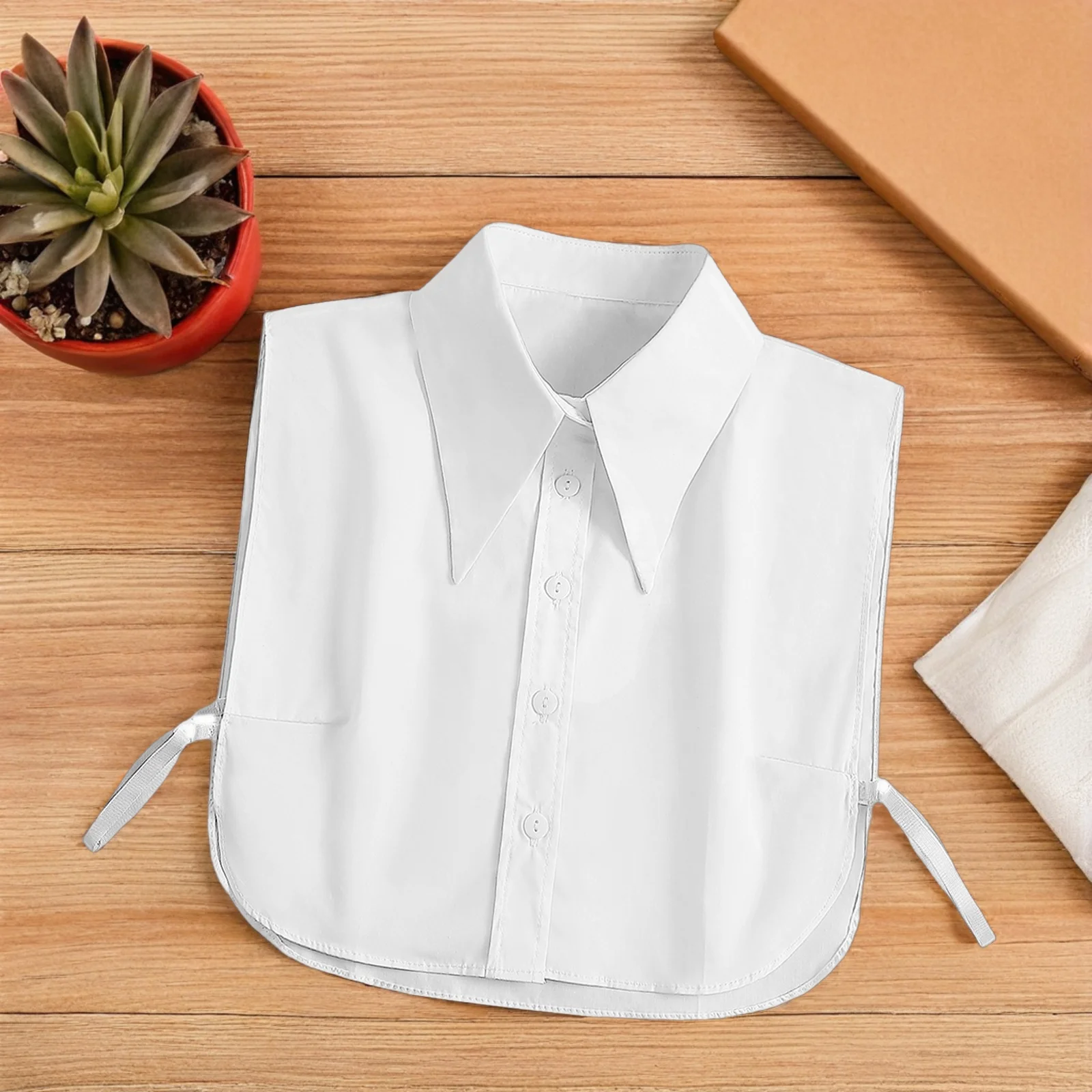 

1pcs Detachable Detachable For Women Fake Blouse Office Wear Fake Collar Blouse Accessory Collar Attachment Style