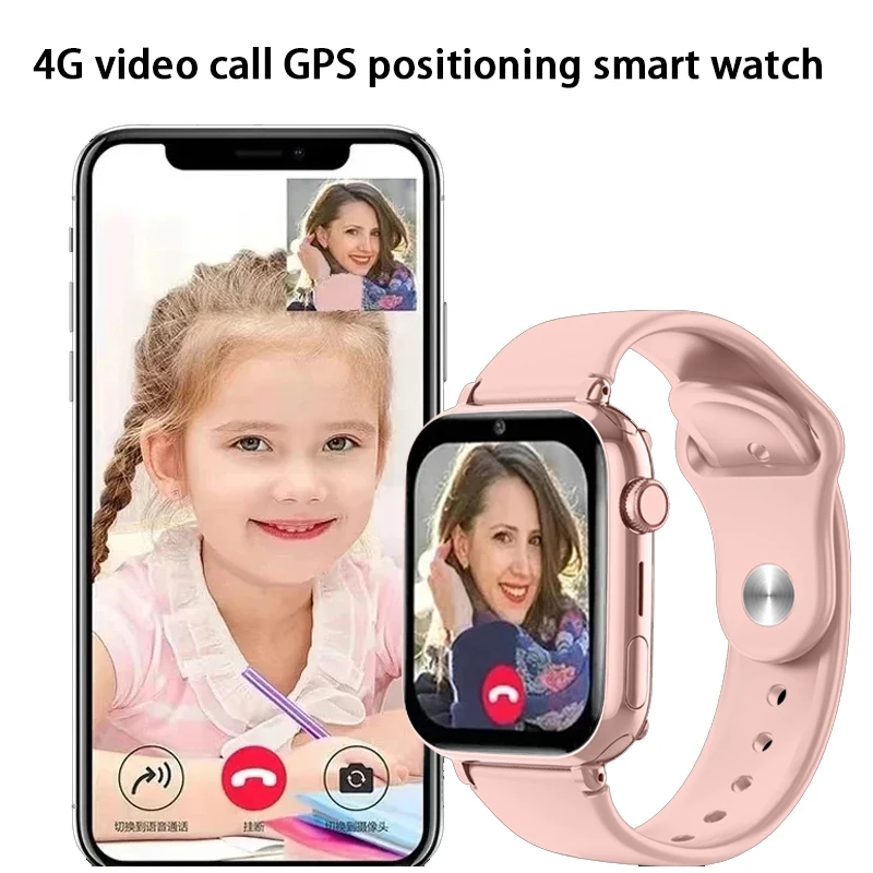 Kids 4G Smart Watch SOS GPS Location Video Call Sim Card For Children SmartWatch Camera Waterproof Watch For Boys Girls Relojes