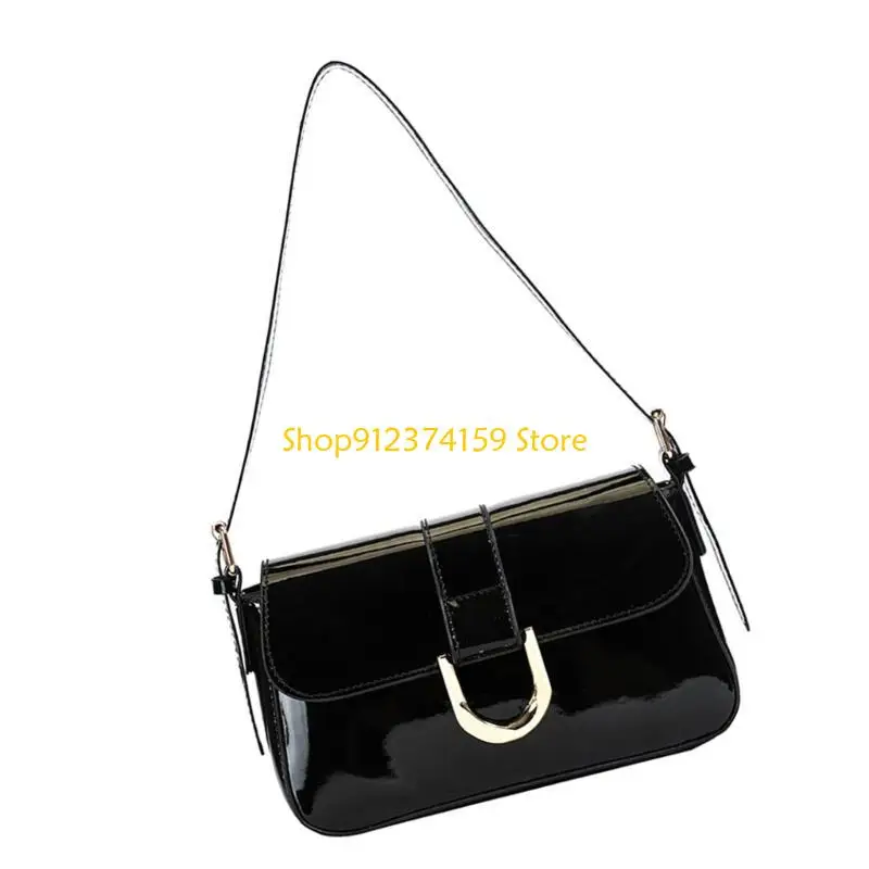 

G5AE Women Bag PU Leather Underarm Bag Trendy Crossbody Bag Stylish Armpit Bag Shopping Dating Bag Korean Styles Shoulder Bag