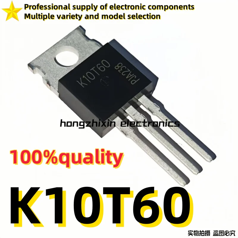 10PCS Brand new quality K10T60 IKP10N60T TO-220 MOSFET  600V 10A