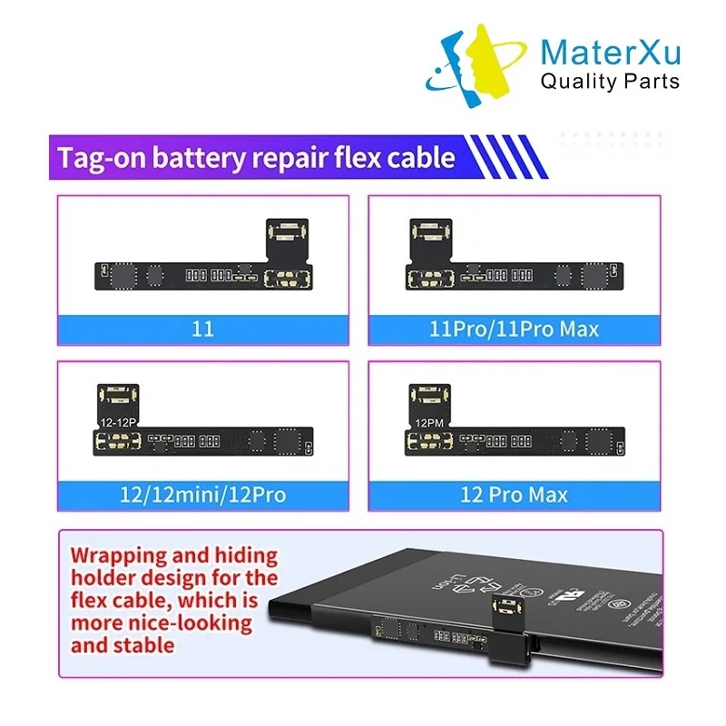 JC Pin Chính Hãng Flex Cho iPhone 13 12 11 Pro Max V1S QianLi Bản Sao Điện Icopy Plus Apollo Thẻ Vào dây Thay Thế Bộ Dụng Cụ Sửa Chữa