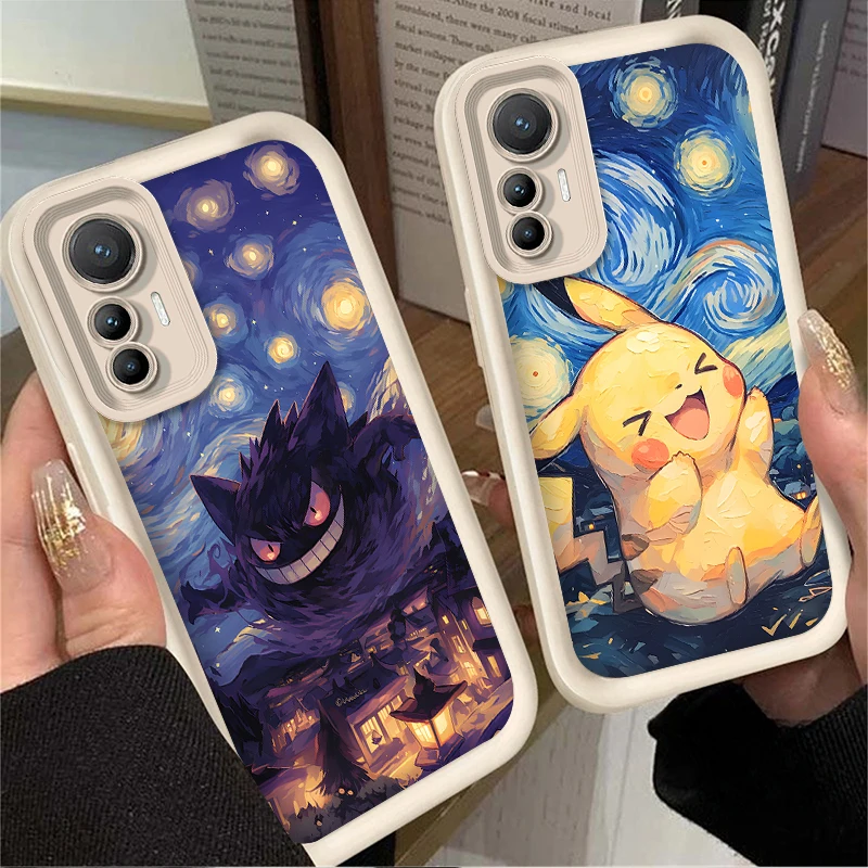 أنيمي جميل P-Pokemon جراب هاتف ل Xiaomi Poco X7 X6 X5 X4 GT X3 NFC F7 F6 F5 F4 F3 M5s C65 C75 M6 Pro 4G 5G غطاء سيليكون