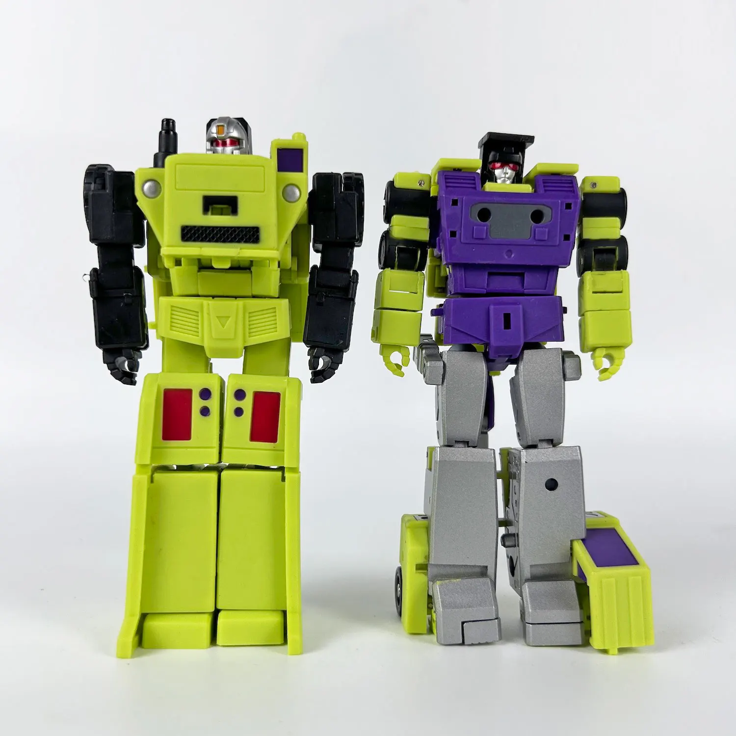 [In stock] Magic Square MS-39A MS-40A 10cm MS39A MS40A Crane Load Devastator Transformation Robot Action Figure Toy