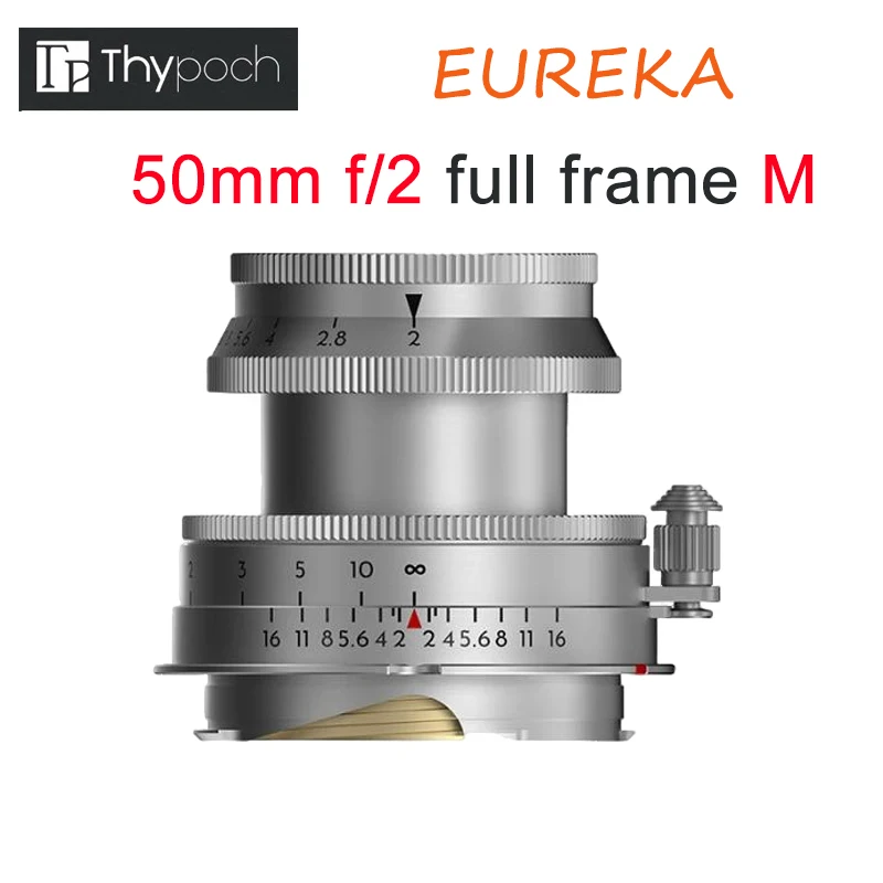 

Thypoch Eureka 50 мм F2 полнокадровый объектив для камеры с ручной фокусировкой для Leica M11 M10 M240 с креплением для камер