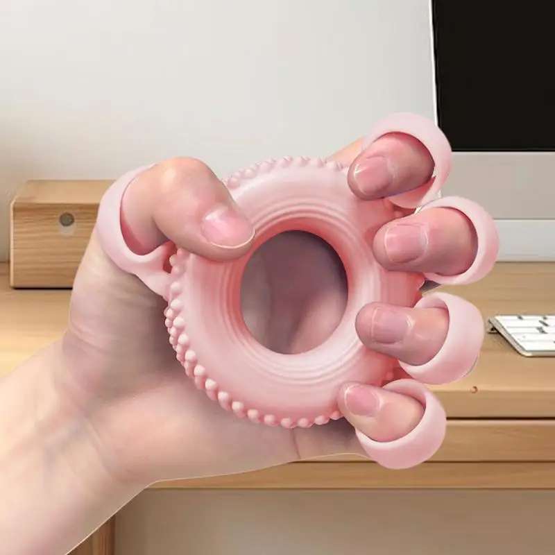 

Finger Exercise Tool Hand Grip Strength Trainer Grip Hand Exercisers Silicone Strength Training Hand Grips Ergonomic For Fingers