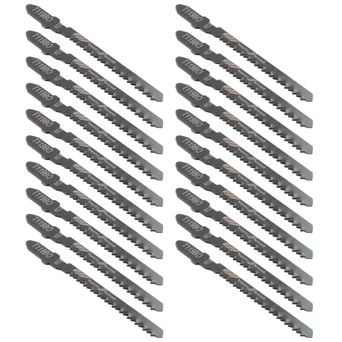 ชุดใบเลื่อยเพลารูปตัวทีทีพีไอ T119BO 20ชิ้น12ชิ้นสำหรับตัดไม้ได้อย่างแม่นยำ