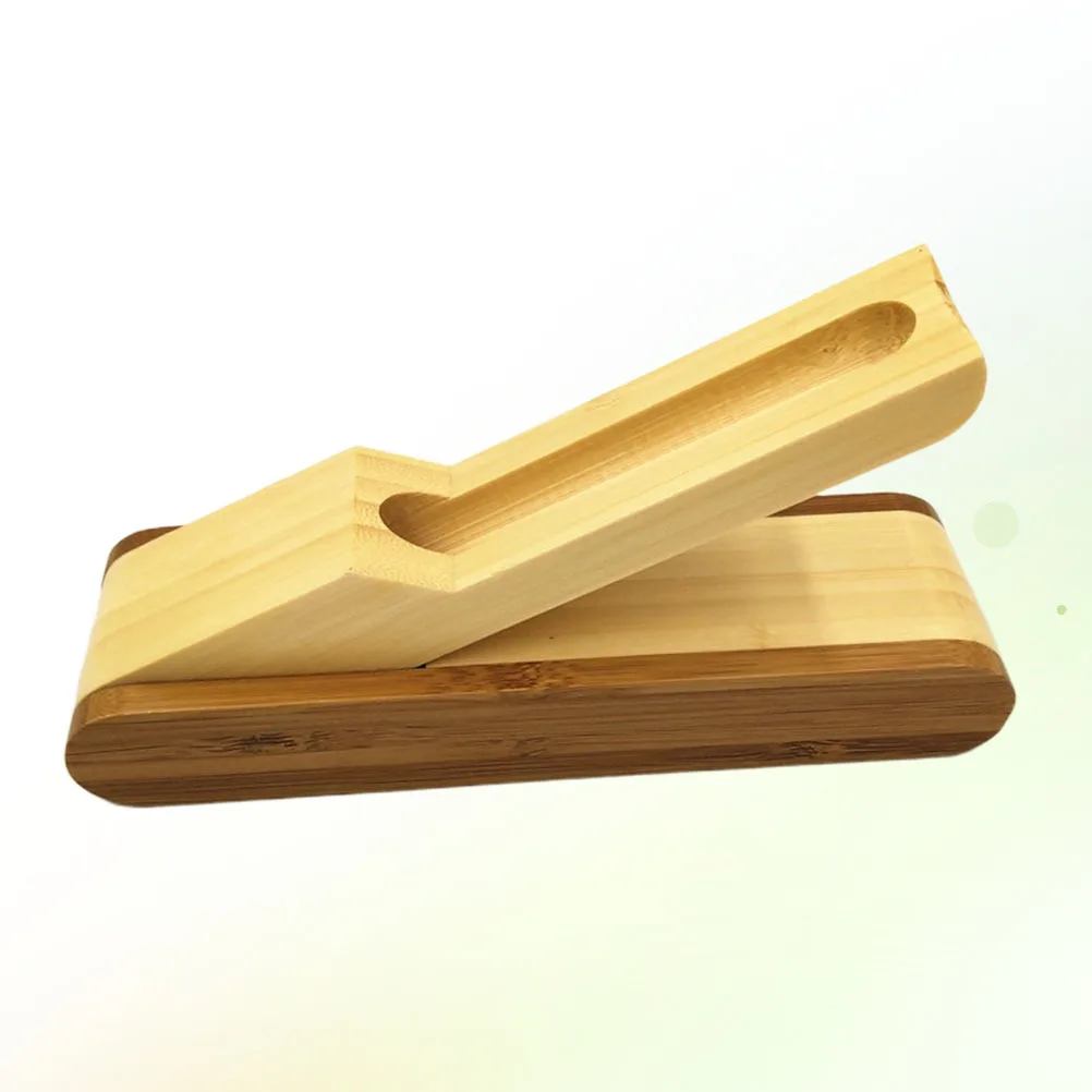 

Bamboo Pen Box Foldable Eco-Friendly Pencil Holder For Office Home School Stationery Storage Case Bamboo Pen Case
