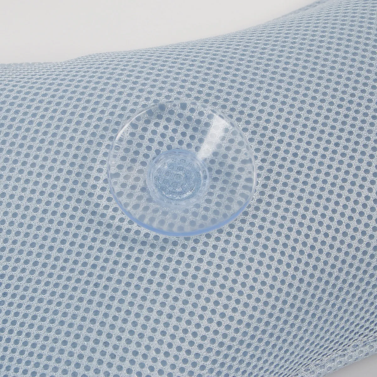 1 Peça Almofada de Banheira de Luxo com Ventosa de Alta Fixação para Banheiras Ovais, Retas e de Nicho, Suporte de Pescoço para Banho, Azul