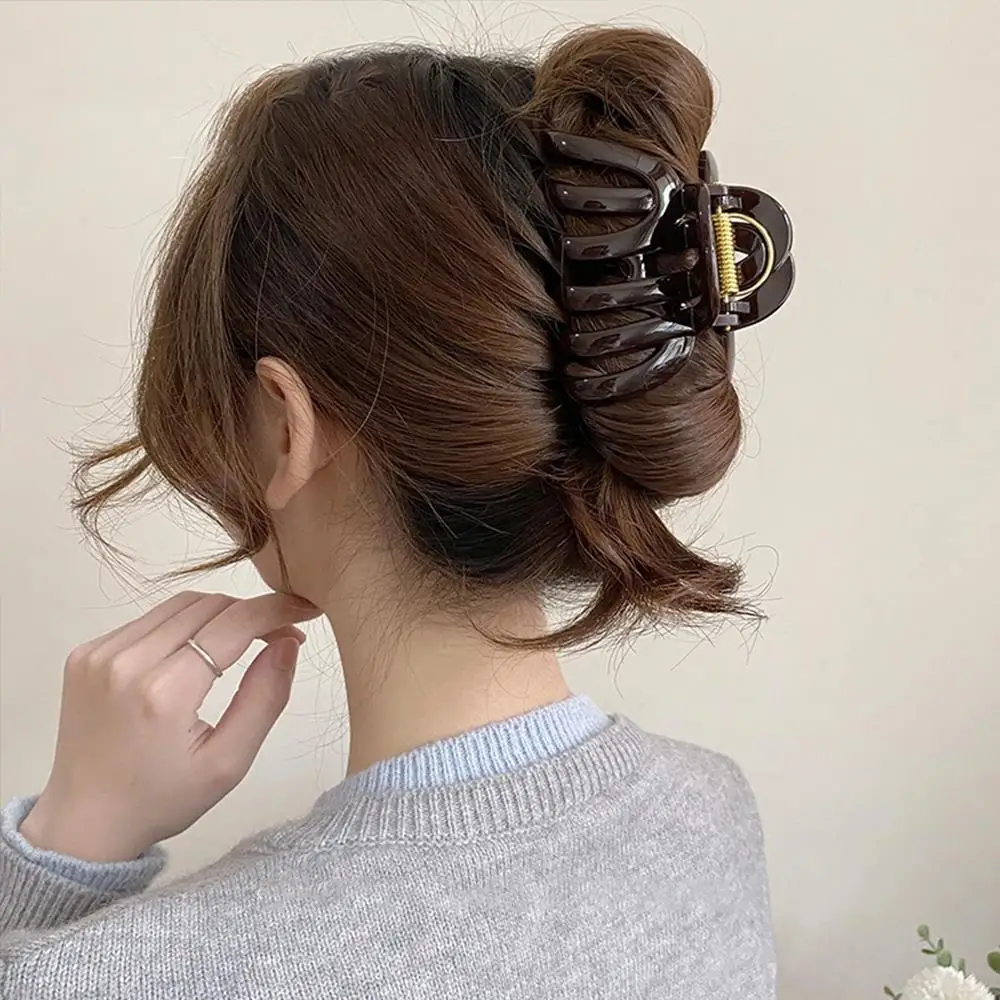 New Design Top Grade Pumpkin Hair Claw Clip For Women Sweet Hair Ornament Back Long Hair Hold Headband Hairpin Hair Accessories