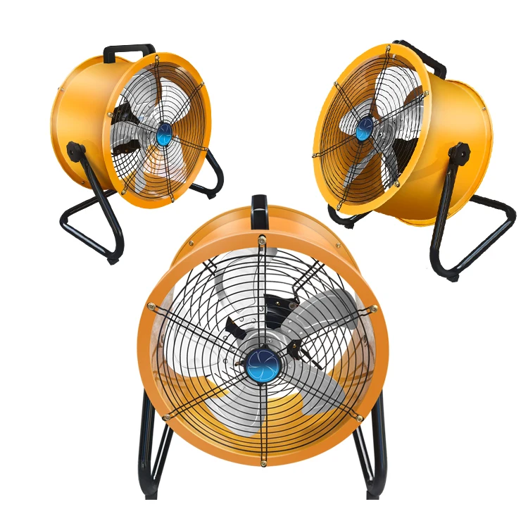 Ventilateur de sol industriel portable, haute vitesse, métal, commercial, prix bas, 4 vitesses, 16-20 po