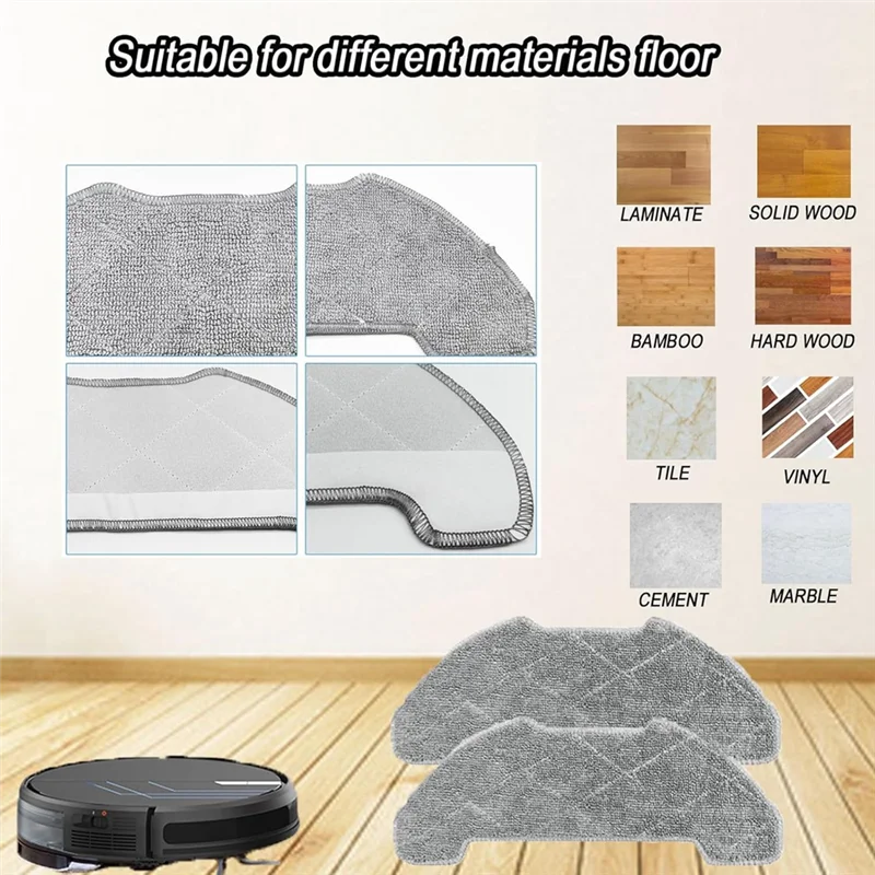 

Высокое качество-для Airrobo P30 робот-пылесос Mian боковая щетка Hepa фильтр швабра ткань запасные части аксессуары, для Airrob