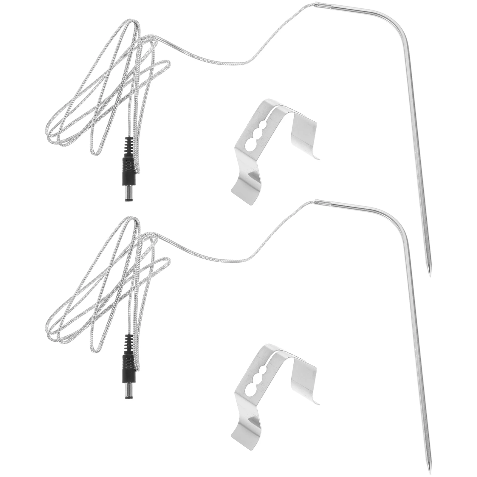 

1 set 1 Set Bbq Meat Temperature Probe Replacement Kitchen Thermometer Ambient Grill Probe For Cooking Baking Air Fryer Outdoor