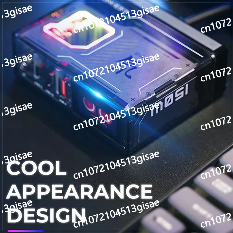 Fast Charger Adapter RGB Light Effect 4 Port Charging Station DAO 150W GaN Charger Super Edition - Image 5