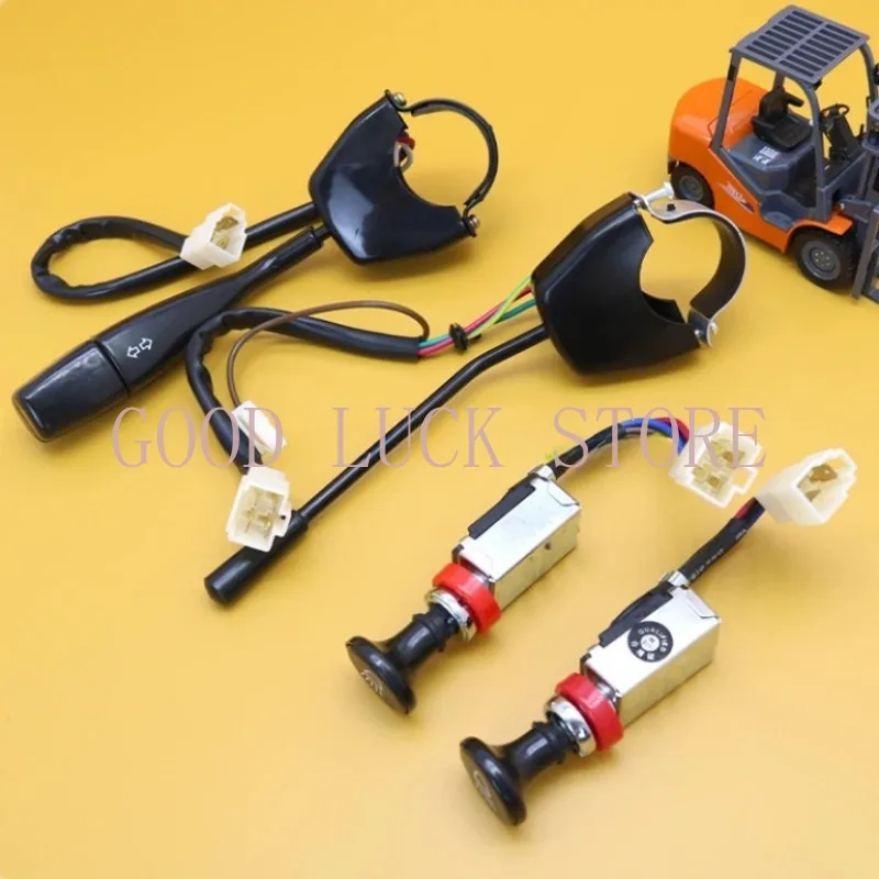 Forklift Headlight Turn Signal Switch JK211Y/JK802A Is Suitable for Helihang Fork Light Double Gear Switch Assembly New