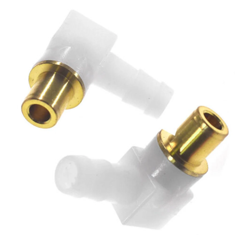 Fuel Hose Connector High Quality Replacement 2PCS Fuel Elbow Connector Hose for 1/4 Line Part 692317 493496 494451