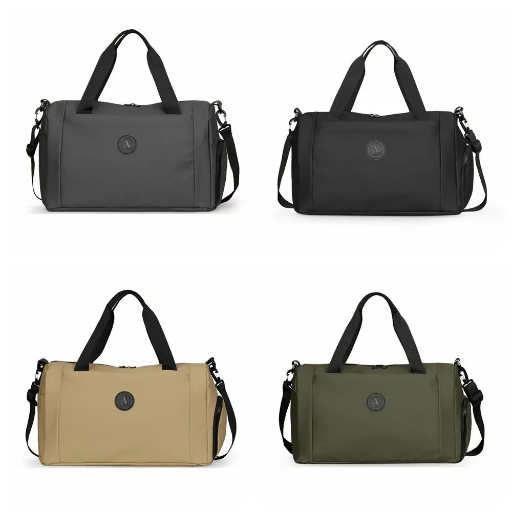 Oxford Travel Luggage Bag Foldable Short Distance Nylon Duffle Bag Multi-functional with Shoe Compartment Large Capacity Handbag