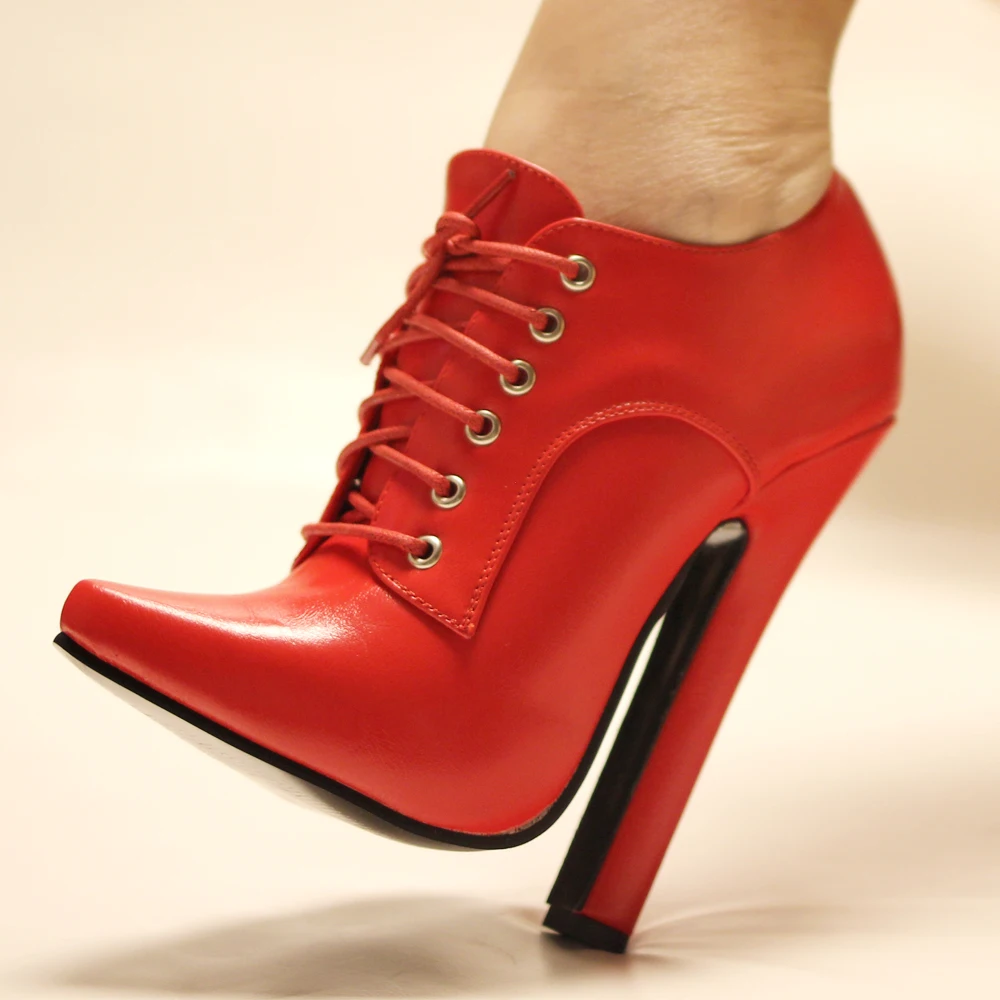 

Jialuowei Custom 6" High Heel Plus Size Unisex Vintage Mary Jane Fetish Pumps