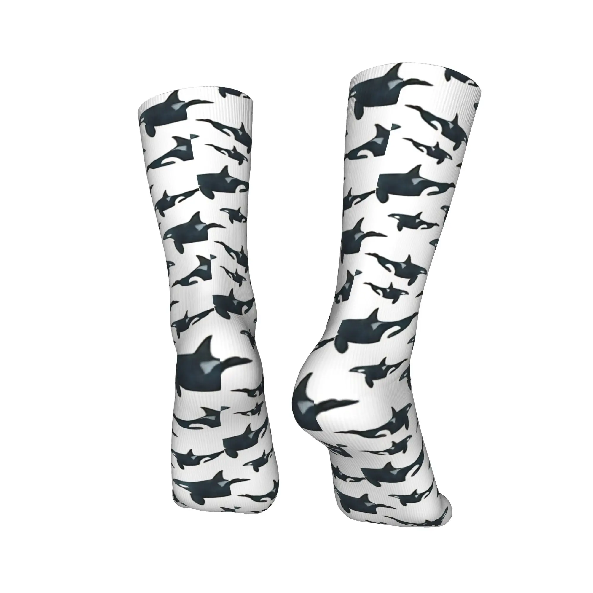 Orca meias design elegante meias inverno antiderrapante meias adultos homens escalada meias confortáveis