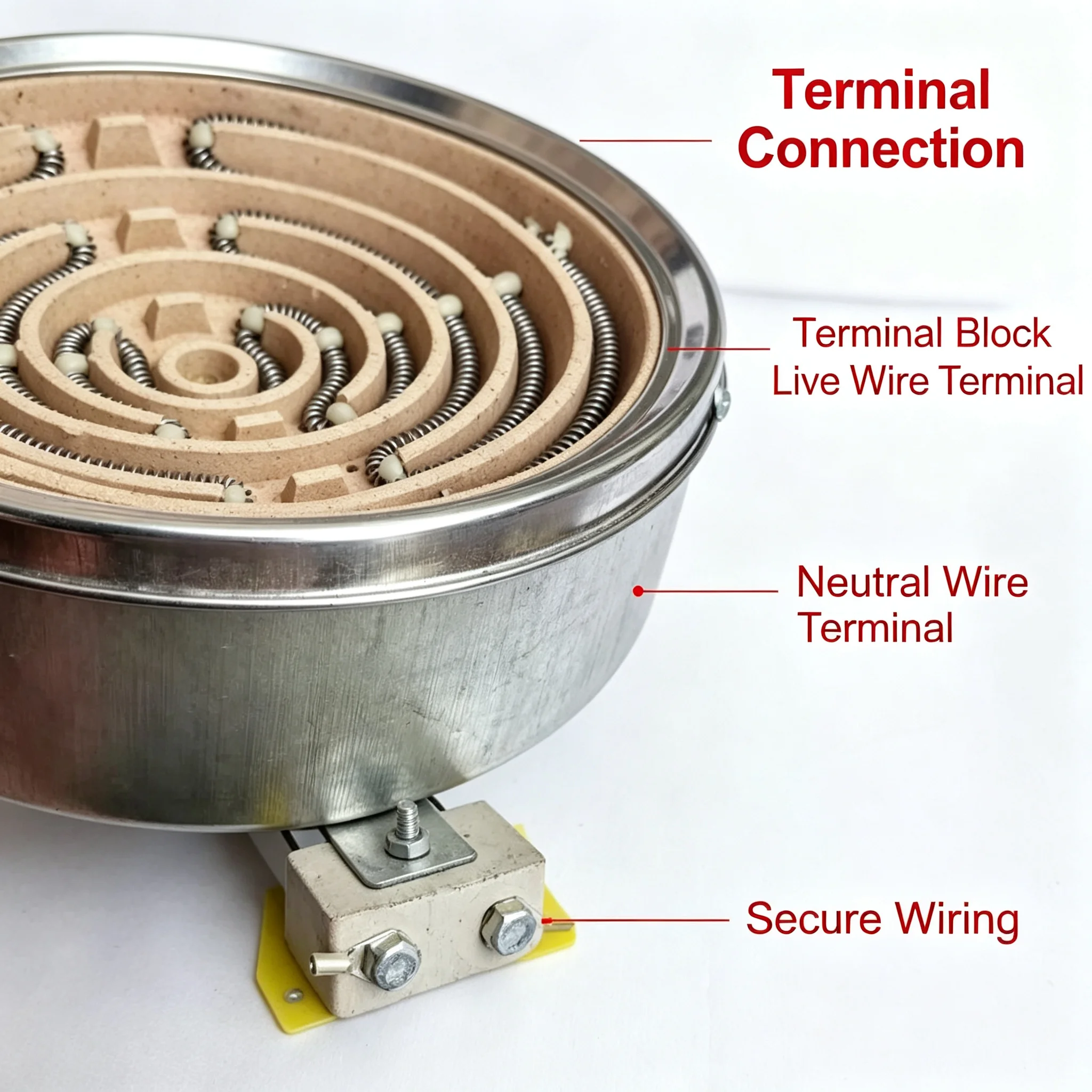 Electric Furnace Core Wire Inner Tank Old-fashioned Hearth Accessories 2000W30P00W Groove Type High Temperature Fire Resistance