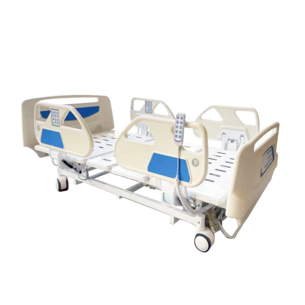 Elderly Medical Hospital Bed With Toilet Home Care Nursing Bed 5/7 Functions Electric Adjustable