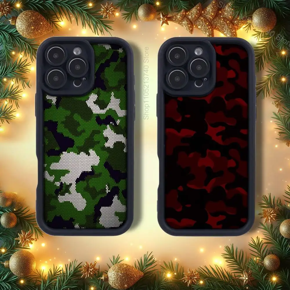 

Fashion A-CamouflageS COOL Phone Case For iPhone 14,12,17,15,11,13,16,Pro,E,Plus,Max,Air,SE4 Soft Silicone Shockproof emery Back