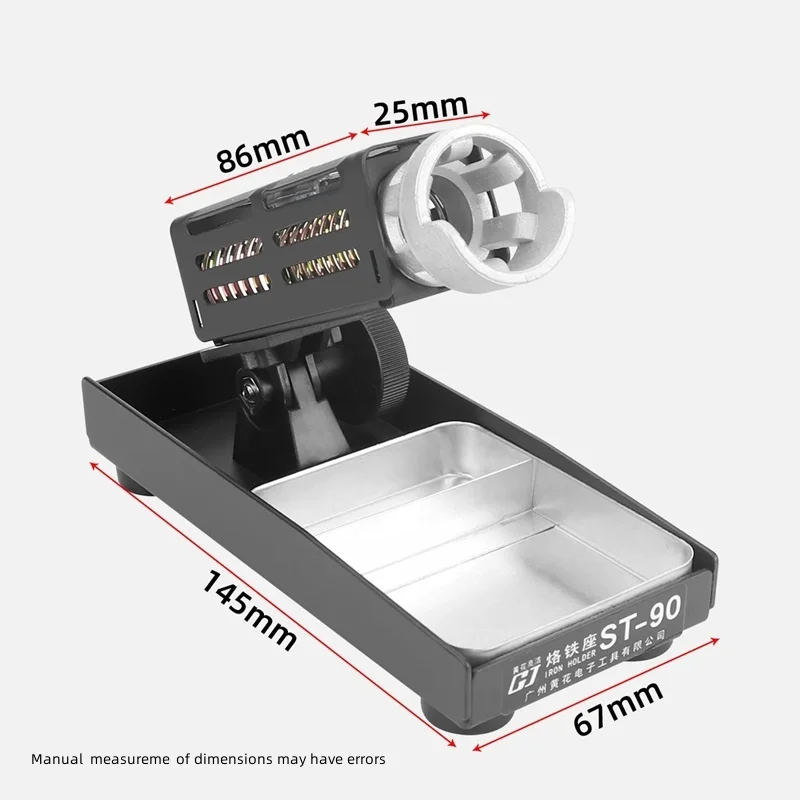 High Quality ST-90 Soldering Iron Support Stand Station Metal Base With 1 Sponge