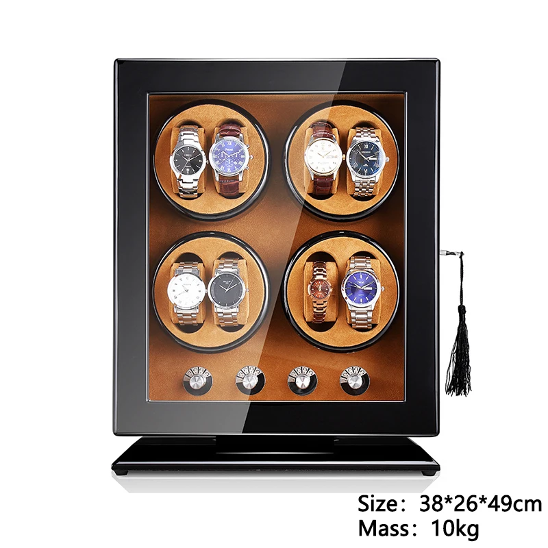 For Watch Luxury Upscale Watch Winders Case for Automatic Watches Lock Box 8 Slot Organizer Display Customizable Logo OEM