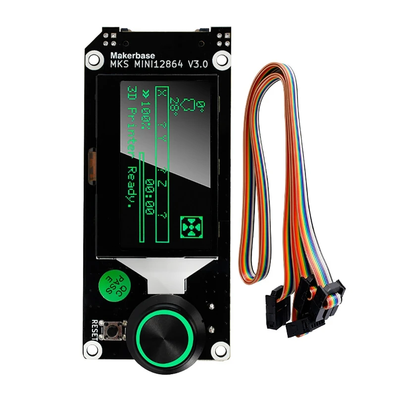 3D Printer Accessories MINI12864 V3.0 for Smart LCD Display Support Marlin DIY With SD Card Holder 12864 Dropship