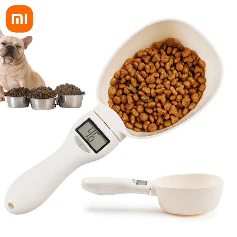 

Xiaomi Pet Food Scale Electronic Measuring Tool The New Dog Cat Feeding Bowl Measuring Spoon Kitchen Scale Digital Display 250ml