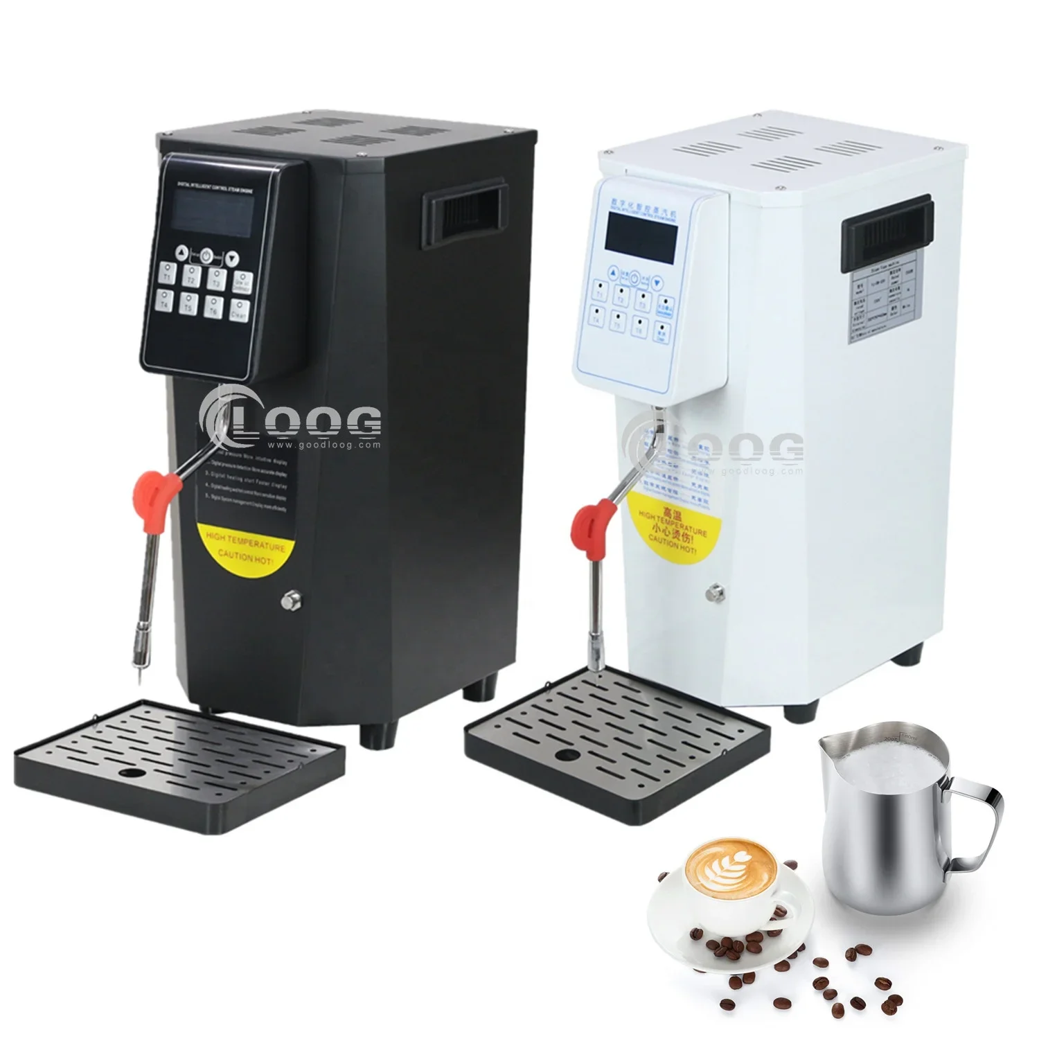 

High Quality Fully Automatic 5L Milk Frother Machine 110V 220V Commercial Coffee Milk Steamer