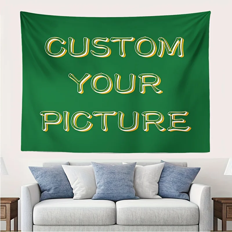 

Персонализированный настенный фоновый гобелен на заказ, подходит для украшения дома и украшения вечеринки, фотопейзаж на заказ для спальни