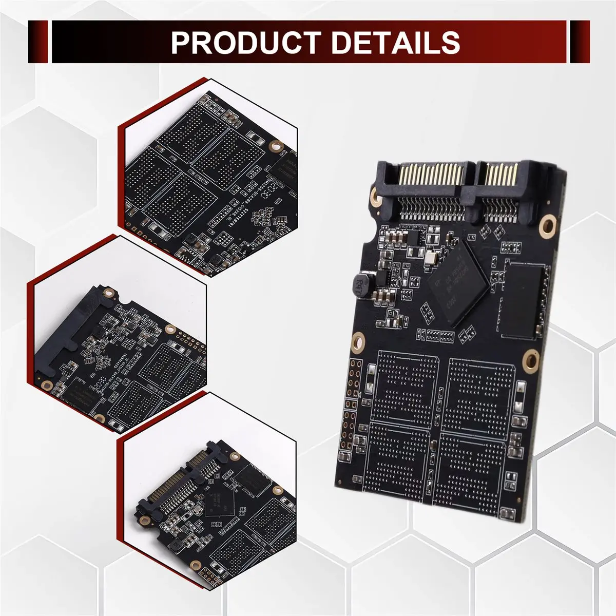SATA SSD SM2258H Controller Board 8-Patch PCB SATA 3.0 6Gbps Flash Controller Module for 2.5-Inch Solid State Drive