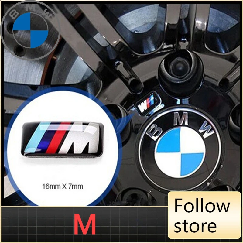 【Ready Stock】BMW Msport Sticker Steering Wheel Sport Rim Aluminium For BMW E60 E90 F10 F30 E46 F30 X6 X5 X3 X4 E39 G01 G20 G30